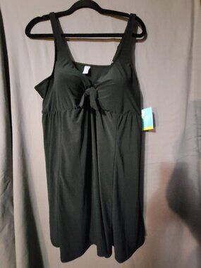 Kohl 24W Black Swim Dress